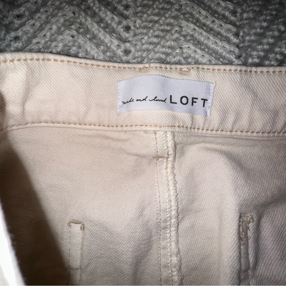 Loft "made and loved" Cream Denim Jeans - Size 30 - Picture 5 of 10